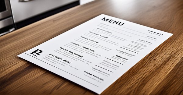 ¿Cómo optimizar el diseño de un menú de cocina?